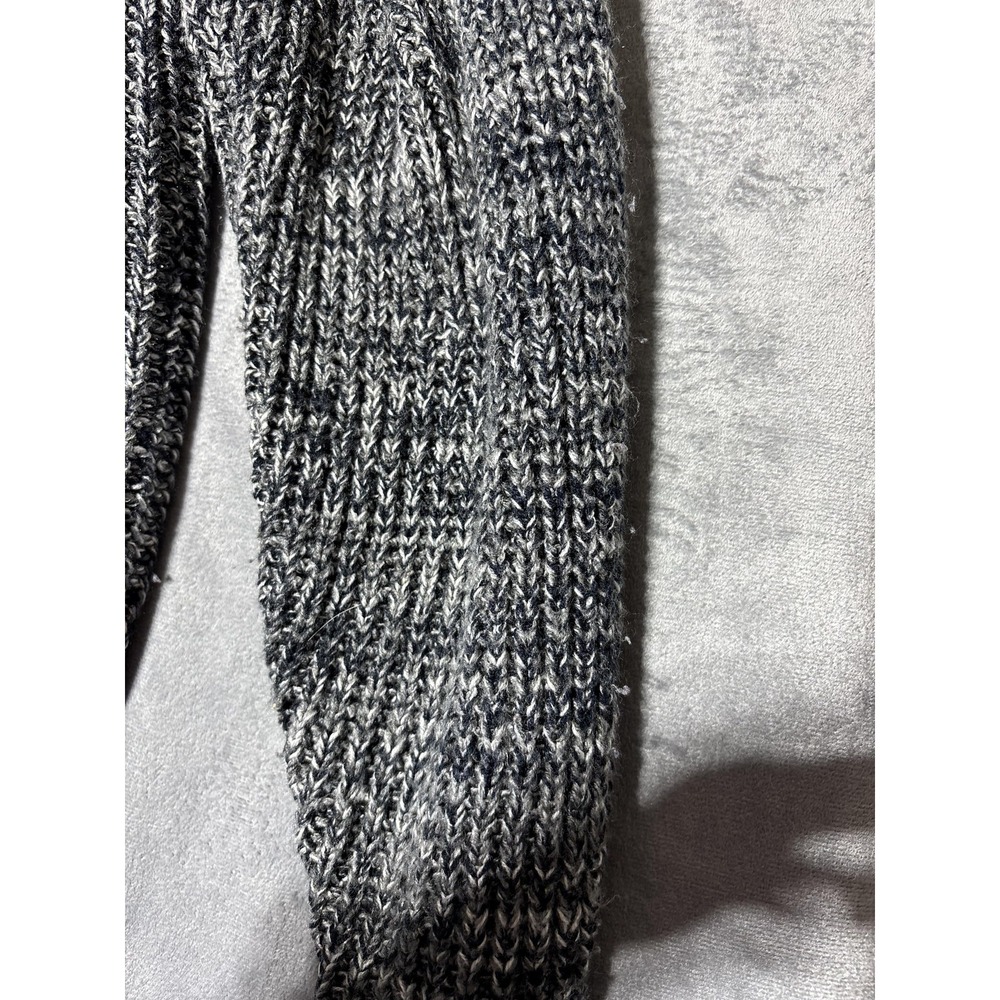 Honors Sweater Mens Gray Marled Chunky Knit Crewneck Pullover No Size Tag - Picture 9 of 10